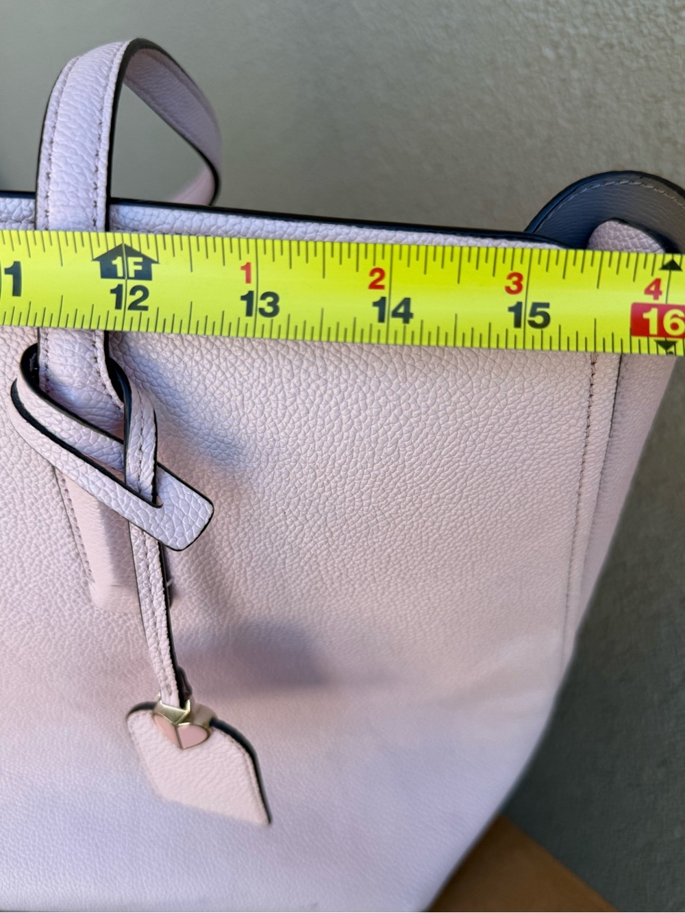 kate spade light pink leather tote - Picture 6 of 7